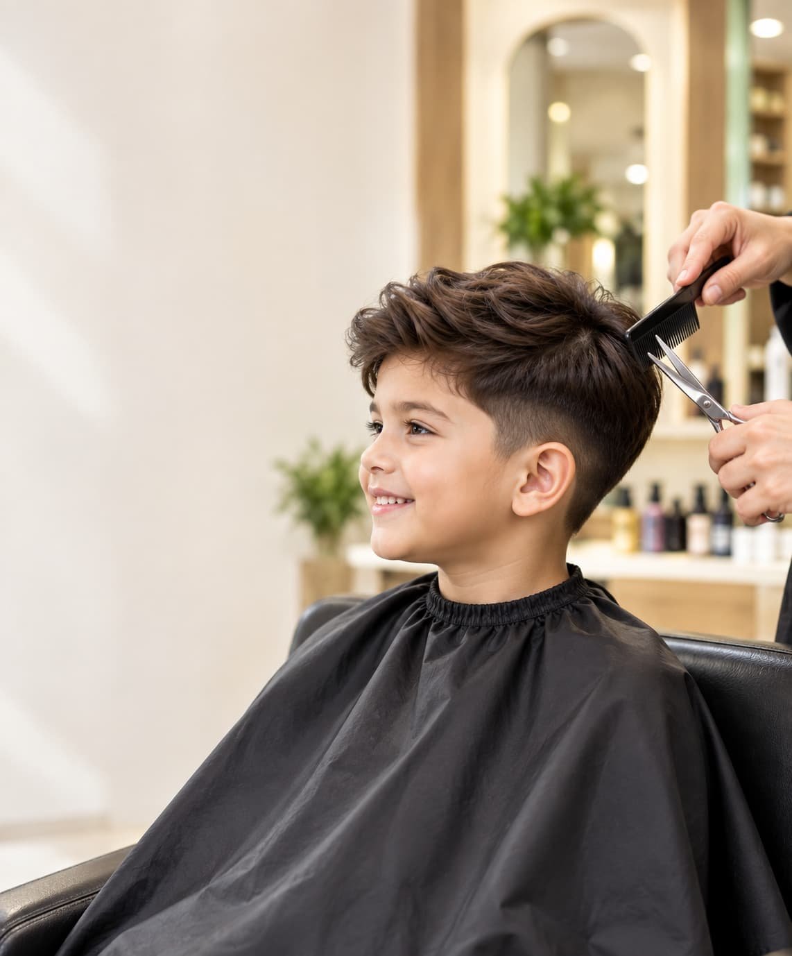 Kids hair cut in Kovilambakkam