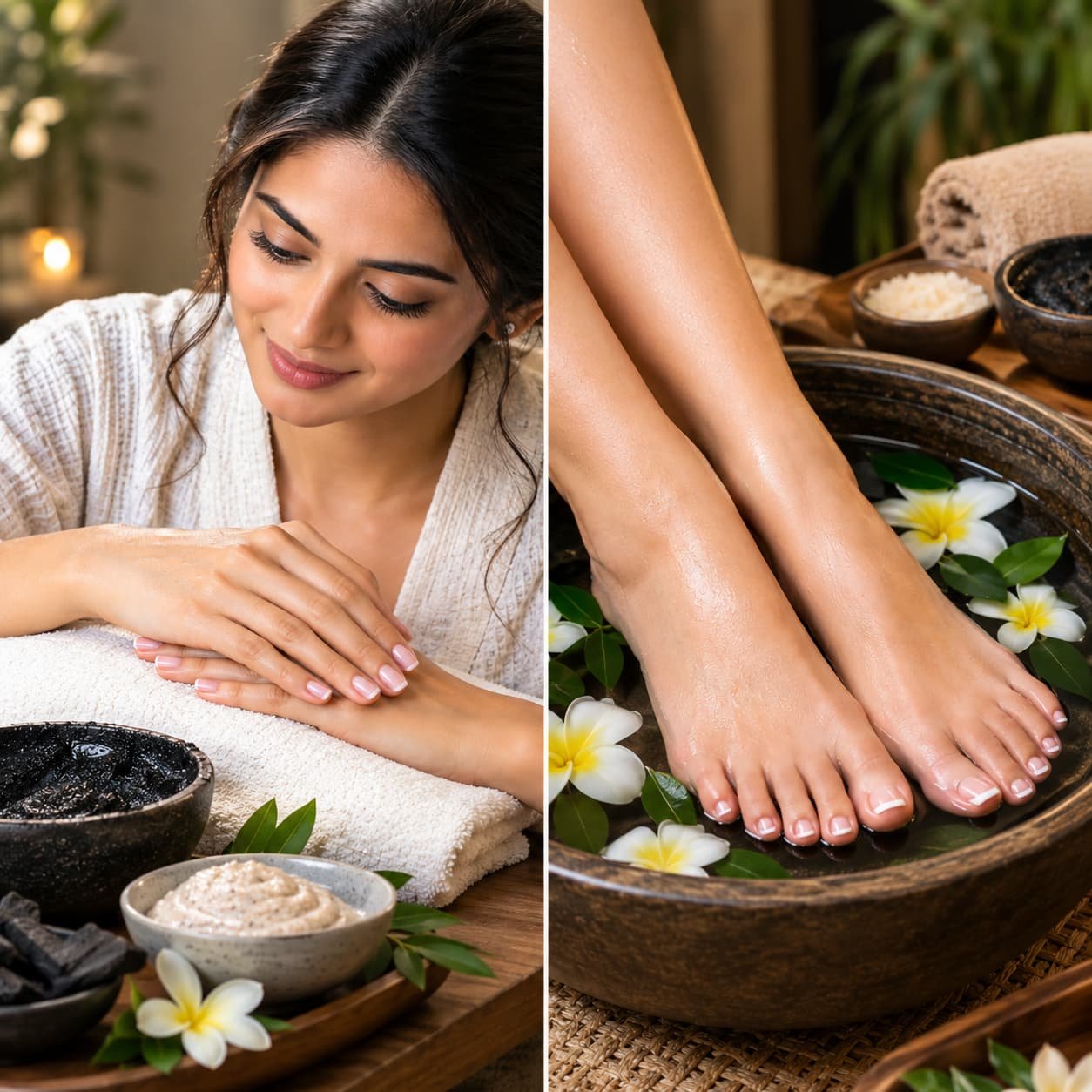 Tan manicure and pedicure in Kovilambakkam